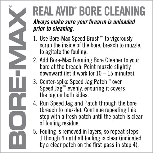 BORE-MAX SPEED CLEAN SYSTEM