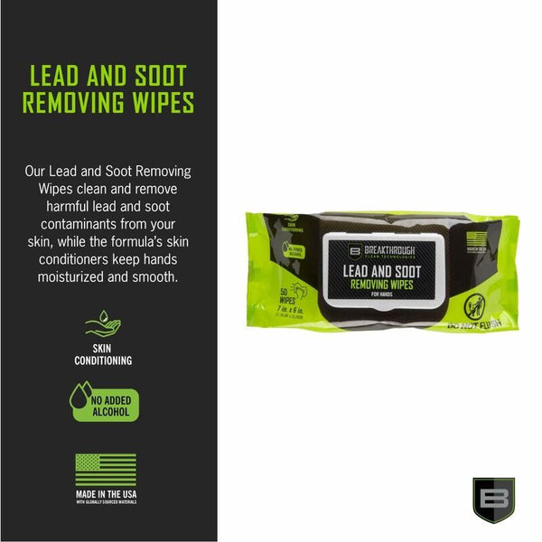 Clean Technologies® Lead & Heavy Metal Removal Wipes, 7" x 6", 50-Pack