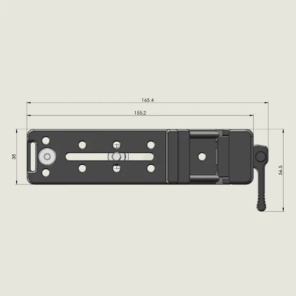 NR-140D Arca Picatinny Mount for Garmin Xero C1