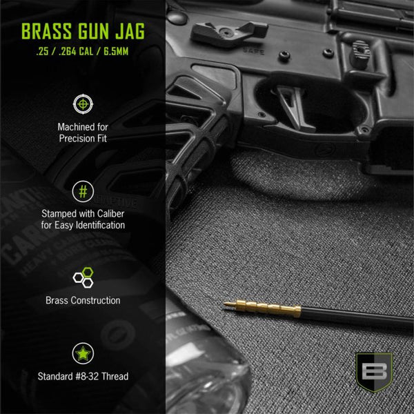 Clean Technologies Brass Jag, .25, 264 Caliber & 6.5mm