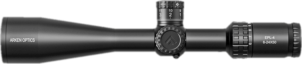 EPL-4 | 6-24×50 FFP | VPR ILLUMINATED RETICLE WITH ZERO STOP – 30mm Tube