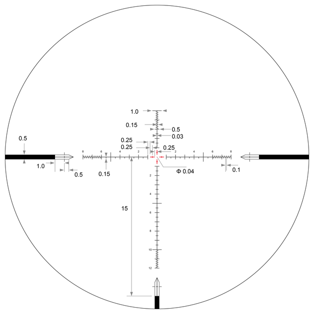 EPL-4 | 4-16×44 FFP | VHR ILLUMINATED RETICLE WITH ZERO STOP – 30mm Tube