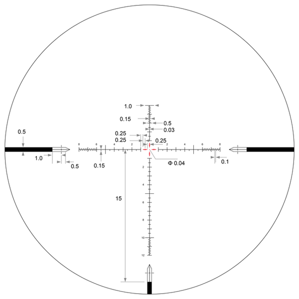 EPL-4 | 4-16×44 FFP | VHR ILLUMINATED RETICLE WITH ZERO STOP – 30mm Tube