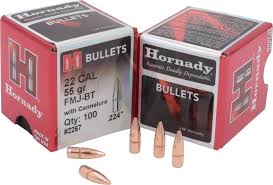 22-55GR FMJ BT WITH CANNELURE 100