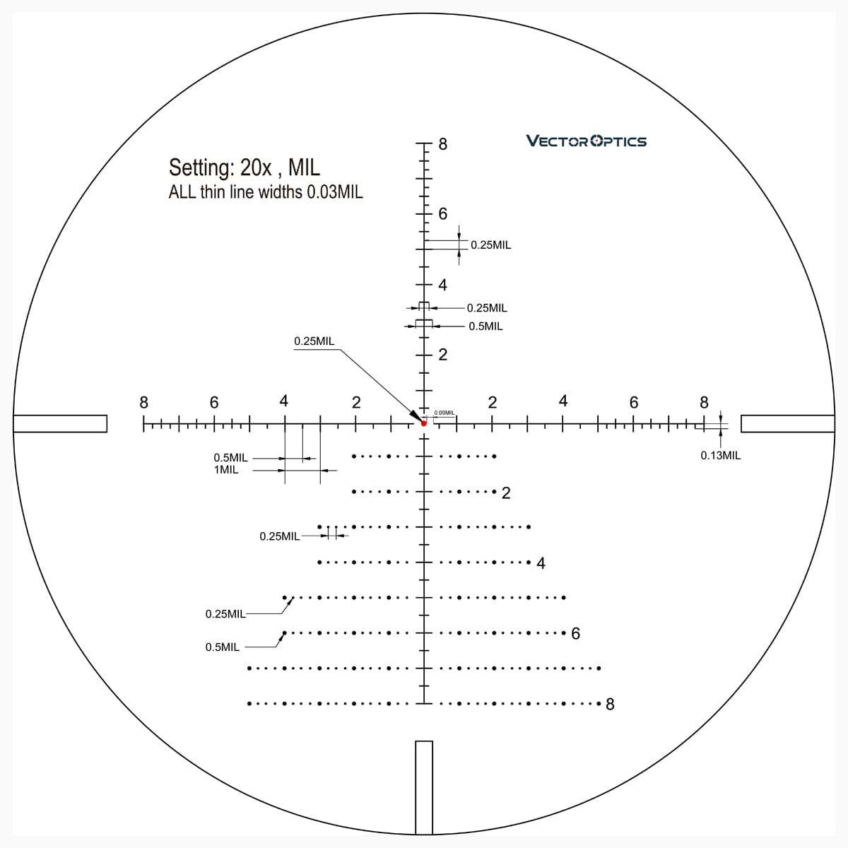 Continental 5-30x56SFP Tactical Riflescope