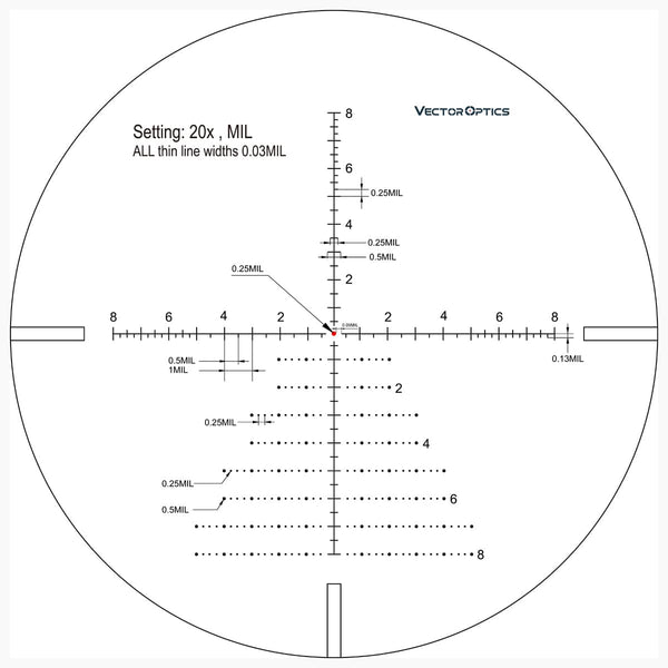 Continental 5-30x56SFP Tactical Riflescope