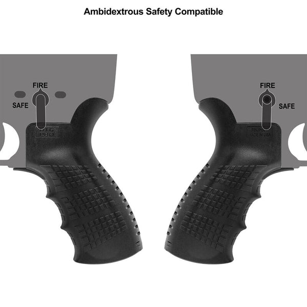 UTG PRO AR15 AMBIDEXTROUS PISTOL GRIP, BLACK