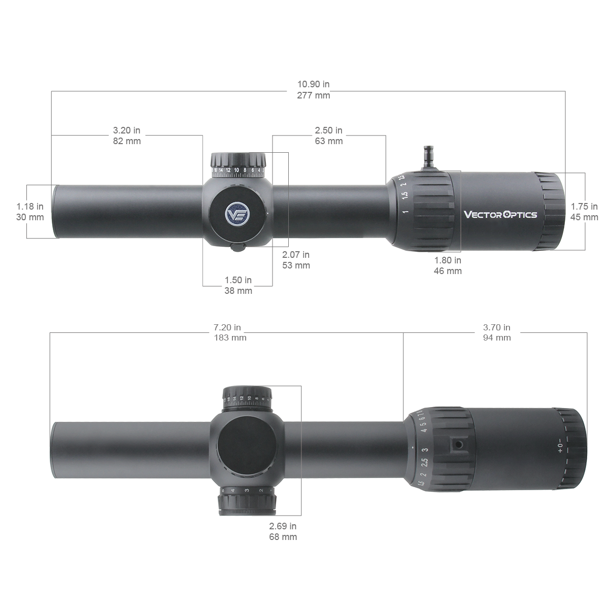 Constantine 1-10x24 Riflescope