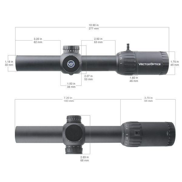 Constantine 1-10x24 Riflescope