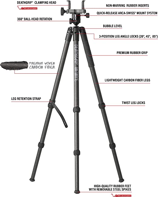 DeathGrip Infinite Carbon Fiber Tripod