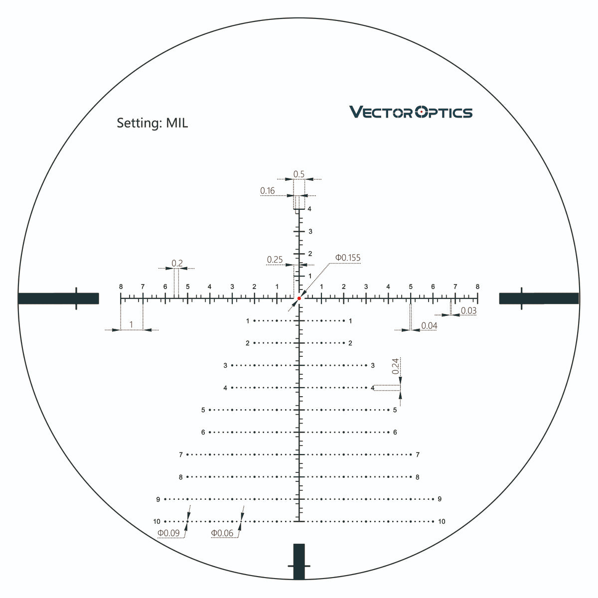 34mm Continental 3-18x50FFP Riflescope