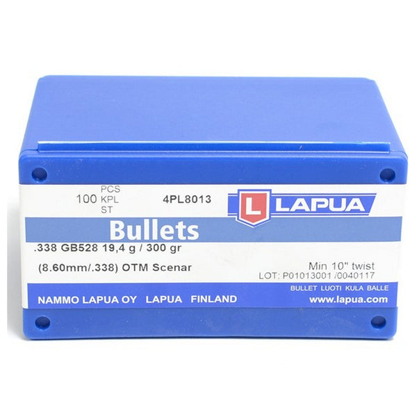 LAPUA BUL 338 300 GR OTM SCENAR (100)