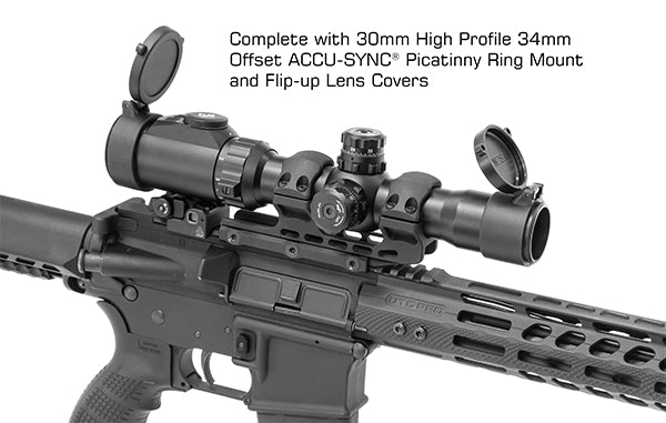 1-8X28 30mm MRC Scope, IE®, BG4 Reticle, with ACCU-SYNC®