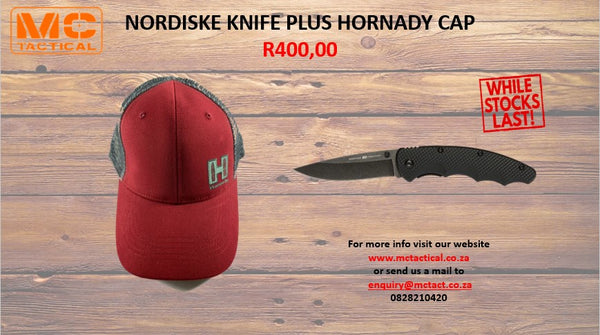 NORDISKE KNIFE PLUS HORNADY CAP